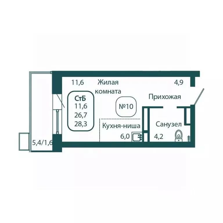 Студия Московская область, Солнечногорск городской округ, Андреевка ... - Фото 1