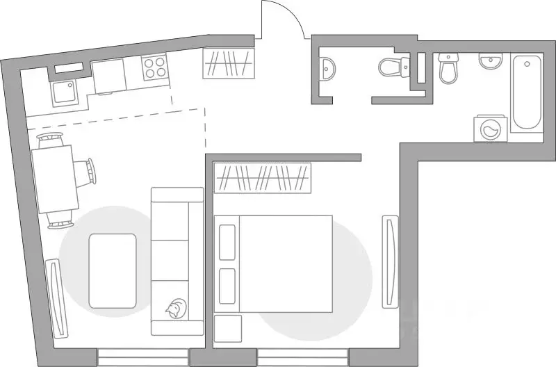 2-к кв. Московская область, Красногорск городской округ, с. ... - Фото 1