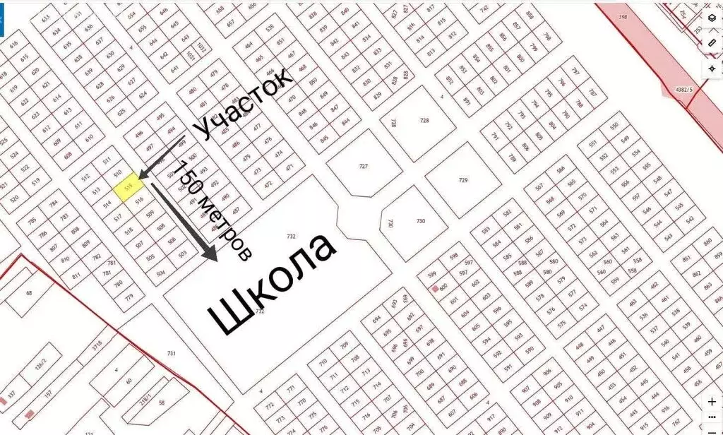 Участок в деревня Малиновка 1-я, Берёзовая улица (10 м) - Фото 1