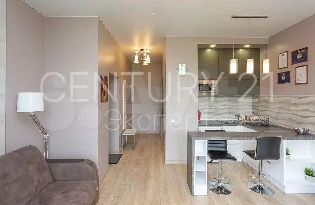 Студия Калининградская область, Светлогорск ул. Верещагина, 12 (34.0 ... - Фото 2