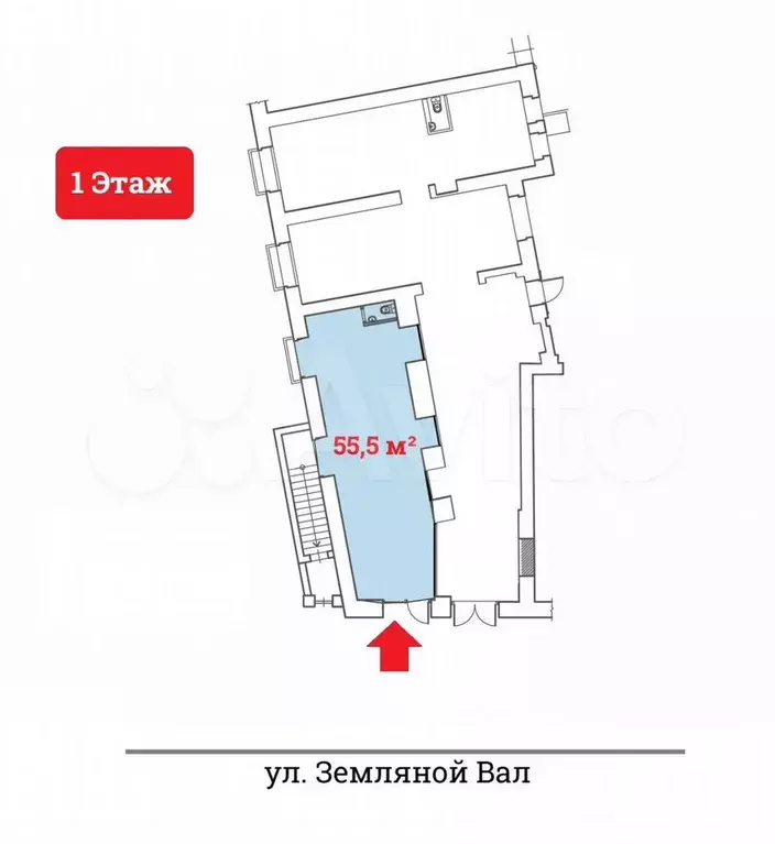 Продажа Помещения на Садовом - 55,5 м - Фото 0