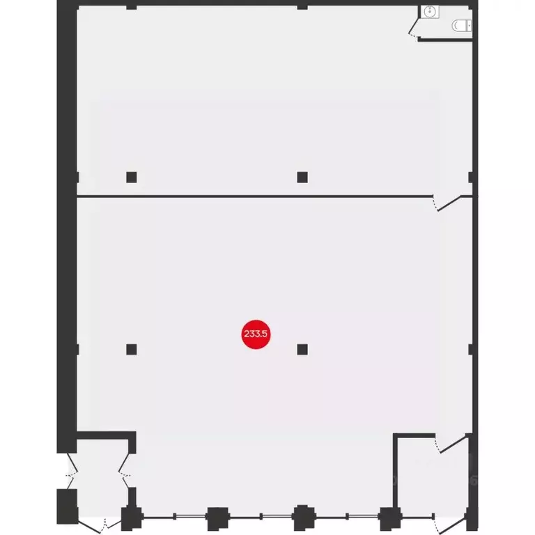Офис в Новосибирская область, Новосибирск Первомайская ул., 43 (233 м) - Фото 1