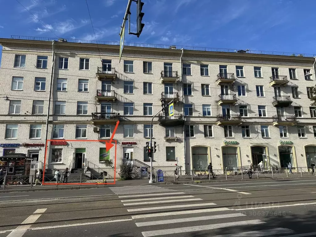 Торговая площадь в Санкт-Петербург ул. Савушкина, 3 (48 м) - Фото 1