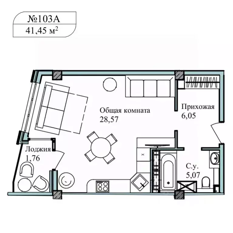 1-к кв. Севастополь ул. Летчиков, 10 (42.8 м) - Фото 0