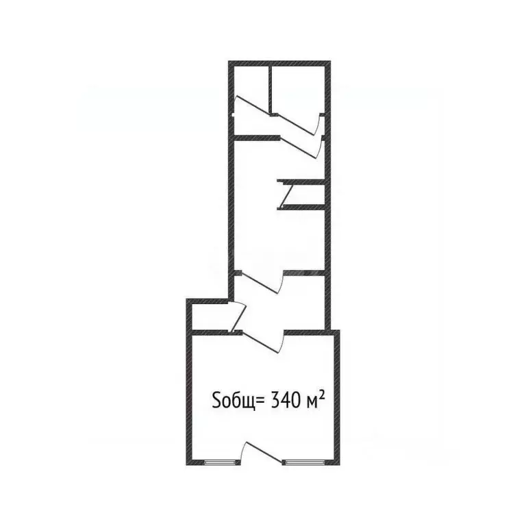 Торговая площадь в Брянская область, Брянск ул. Калинина, 95 (340 м) - Фото 1