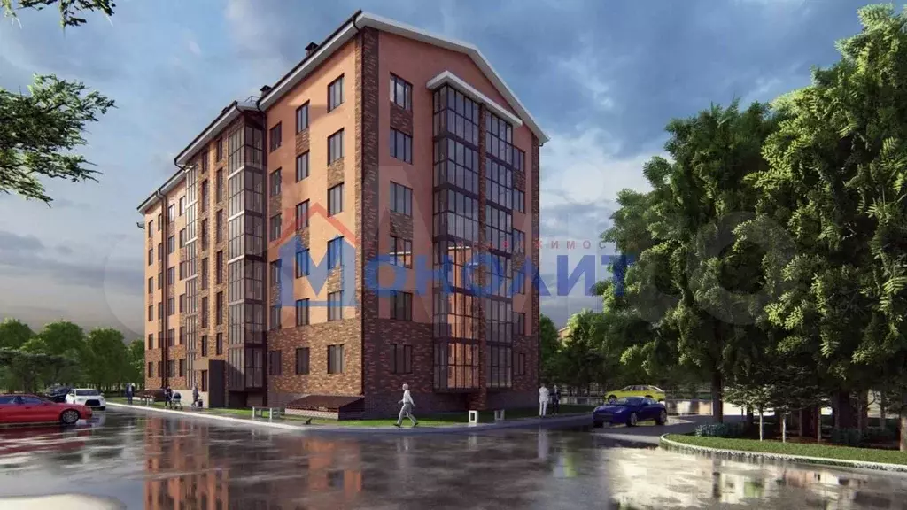 2-к. квартира, 54,1 м, 5/6 эт. - Фото 1