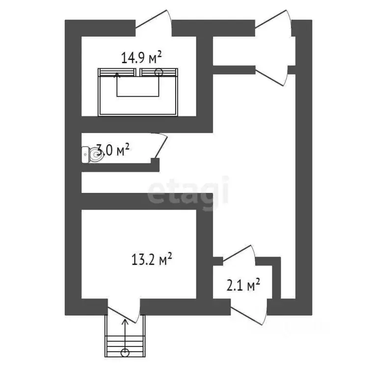 Офис в Санкт-Петербург Комендантский просп., 53к4 (52 м) - Фото 2