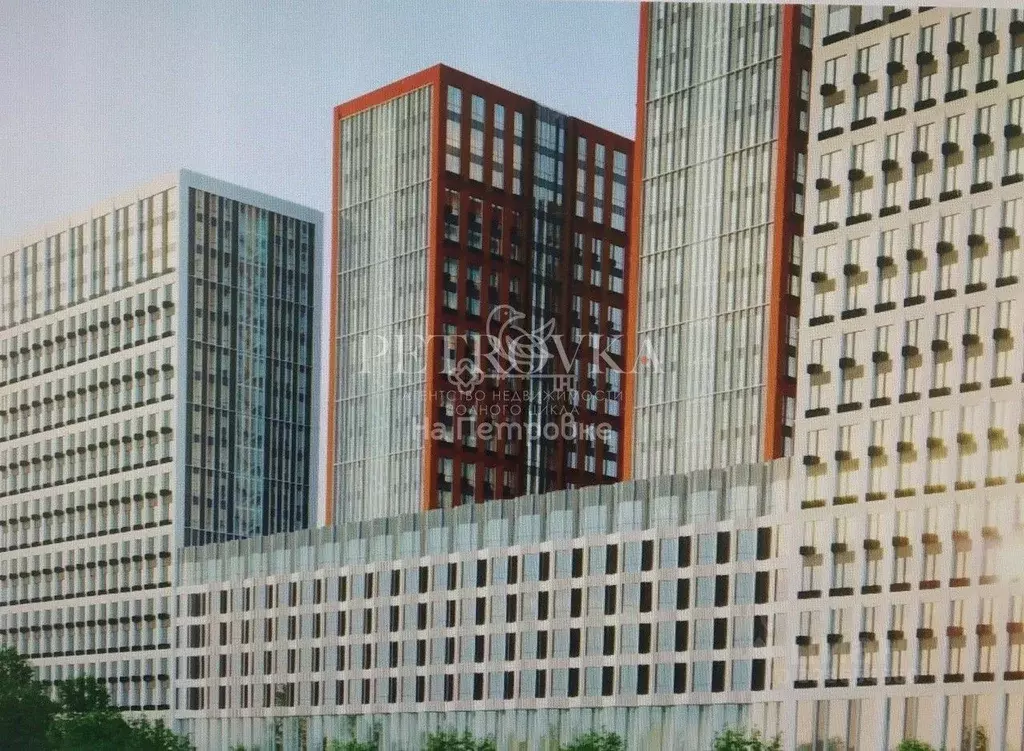 Студия Москва Новоостаповская ул., 20 (24.6 м) - Фото 1