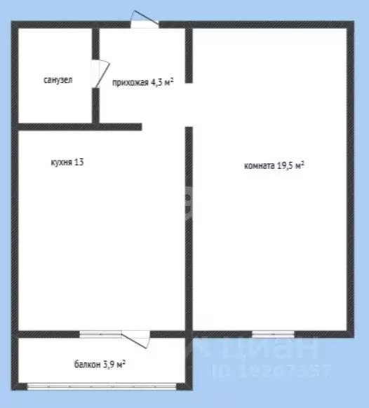 1-к кв. Краснодарский край, Новороссийск ул. Имени Владимира Бута, 16 ... - Фото 2