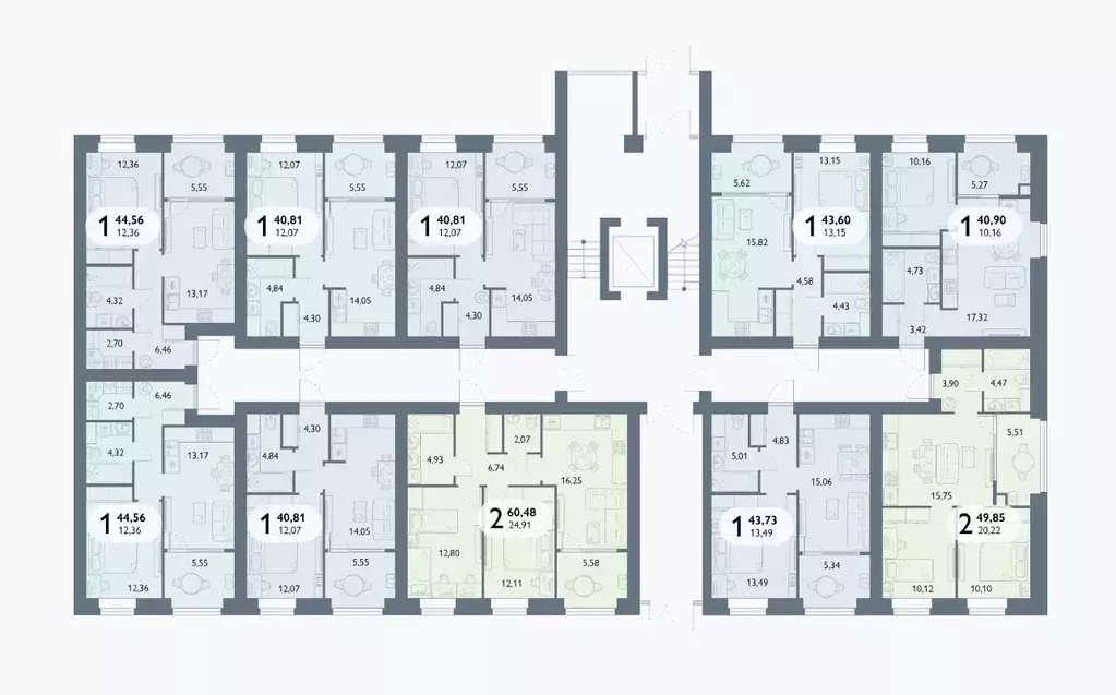 2-к кв. Брянская область, Брянский район, пос. Мичуринский, ... - Фото 2