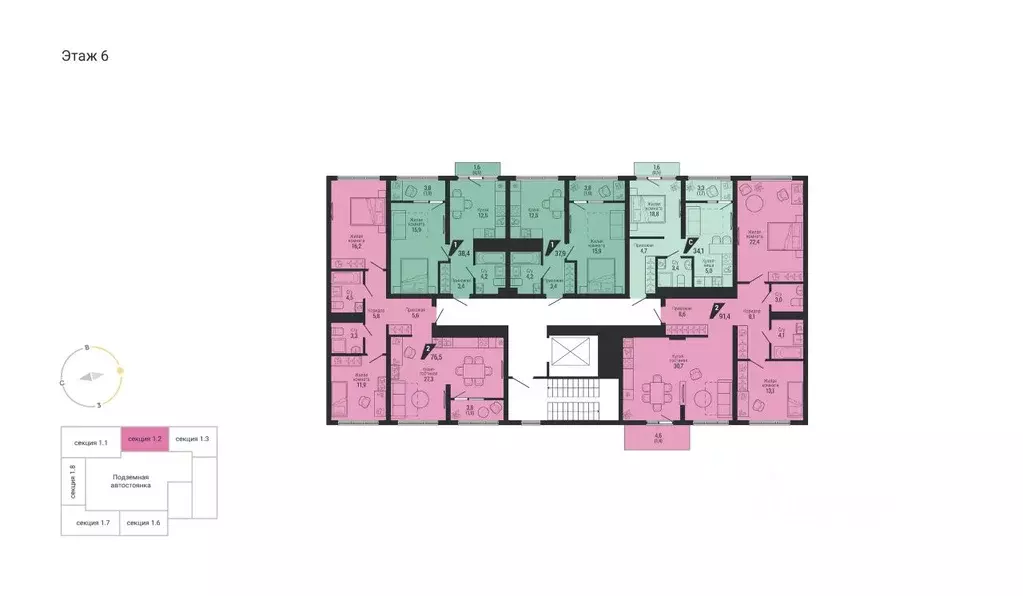 1-к кв. Свердловская область, Екатеринбург Вторчермет жилрайон,  (38.4 ... - Фото 1