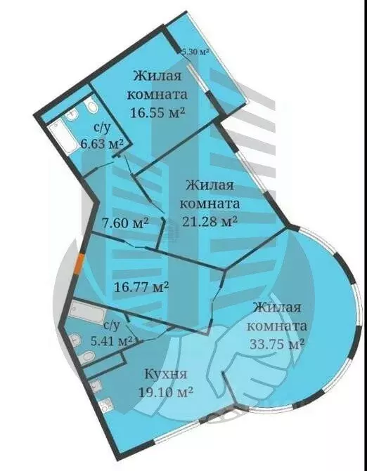 3-комнатная квартира: Краснодар, улица имени Дзержинского, 95 (127 м) - Фото 1