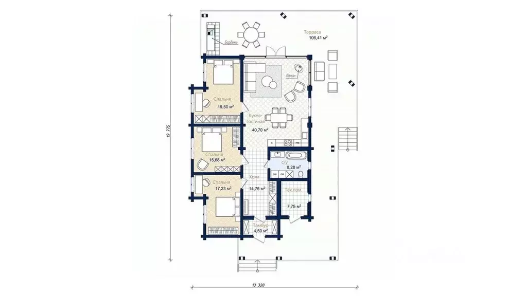 Дом в Ленинградская область, Всеволожский район, Куйвозовское с/пос, ... - Фото 2