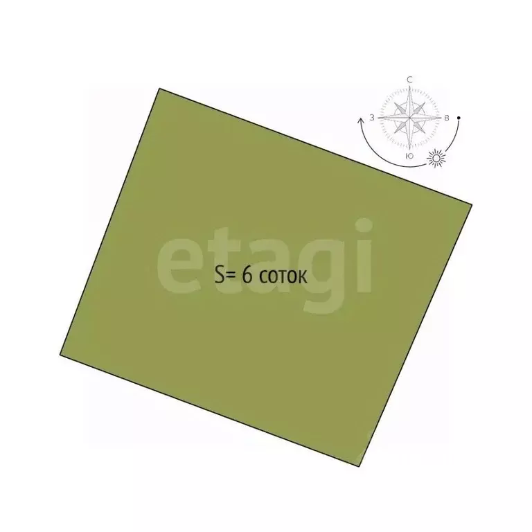 Участок в Новосибирская область, Новосибирский район, Кубовинский ... - Фото 2