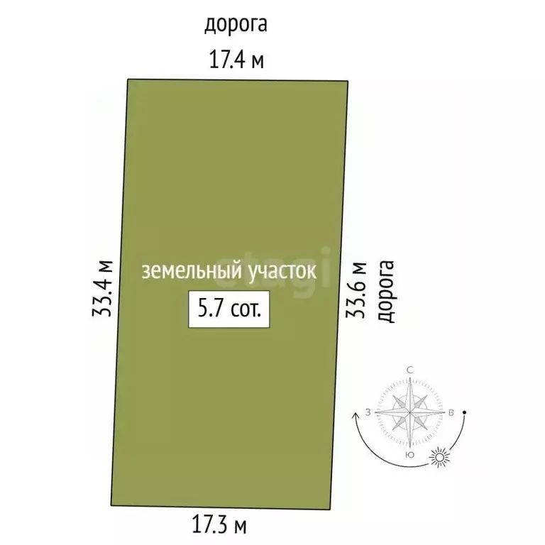 Участок в Крым, Белогорск ул. Османа Эбасанова, 50А (5.73 сот.) - Фото 2