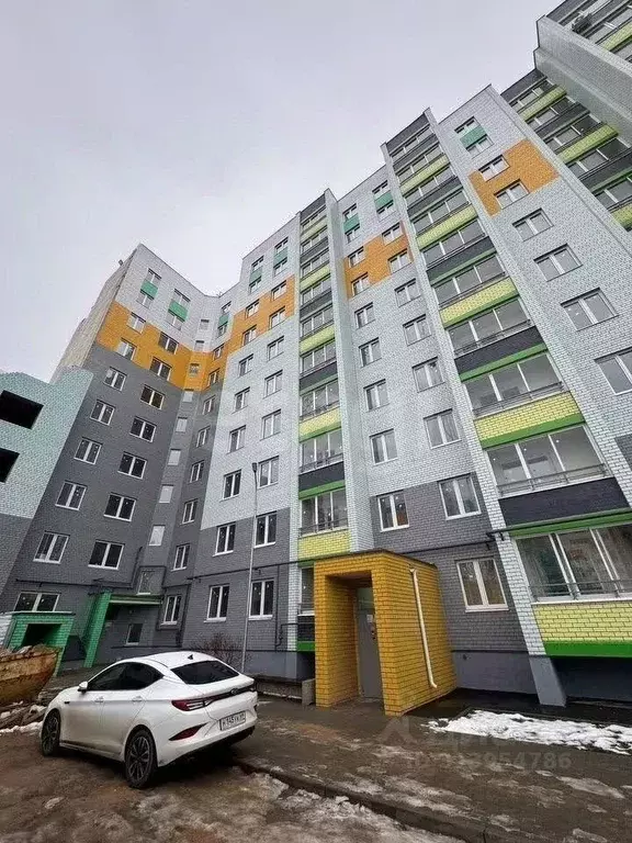 2-к кв. Тверская область, Тверь пер. 1-й Вагонников, 2Б (58.6 м) - Фото 0