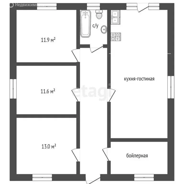 Дом в Луховицы, микрорайон Молодёжный-2, Весенняя улица (126 м) - Фото 0