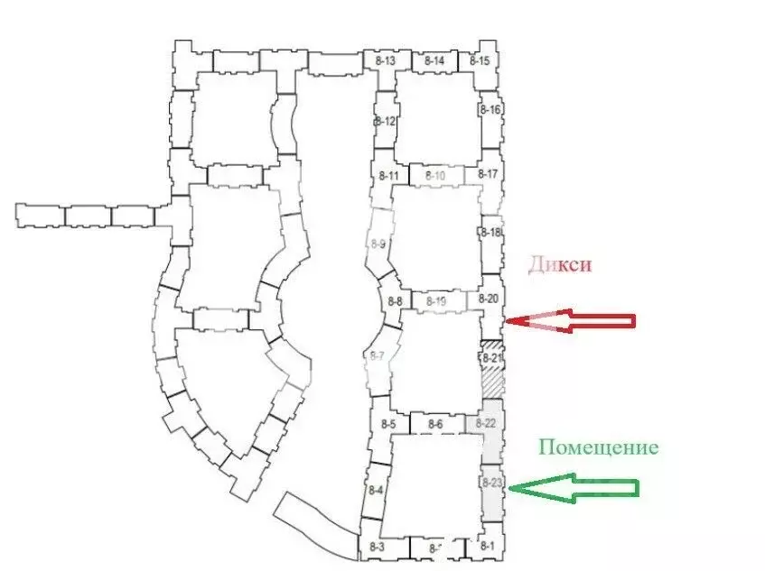 Торговая площадь в Московская область, Ленинский городской округ, пос. ... - Фото 1