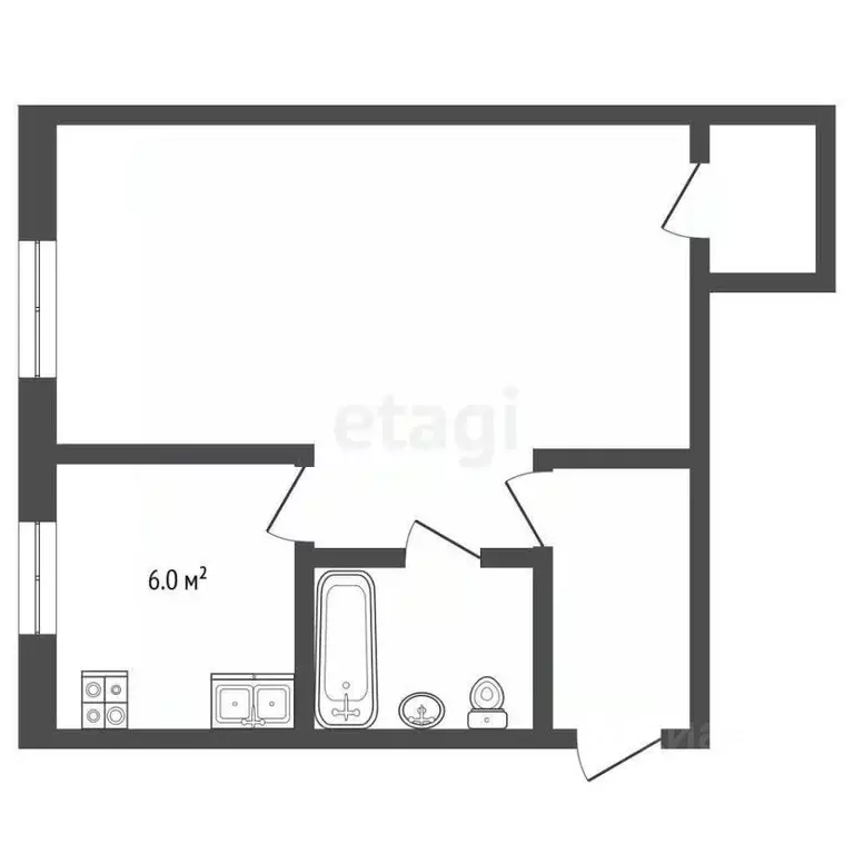 1-к кв. Забайкальский край, Чита Смоленская ул., 49 (32.4 м) - Фото 2