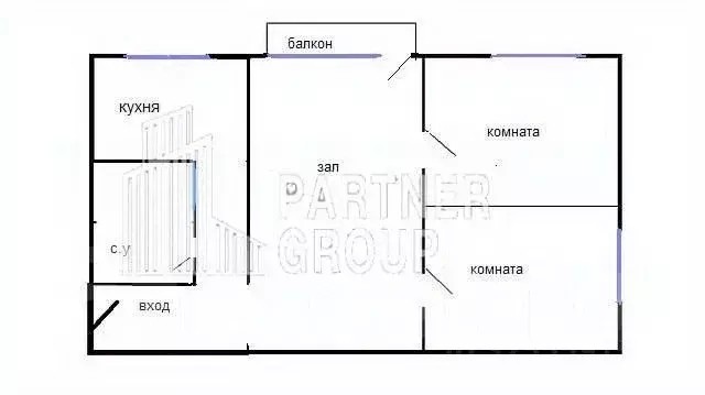 3-к кв. Тульская область, Тула Мясново мкр, ул. Маршала Жукова, 14 ... - Фото 2