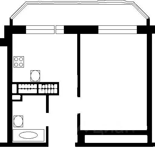 1-к кв. Ленинградская область, Мурино Всеволожский район, бул. ... - Фото 2