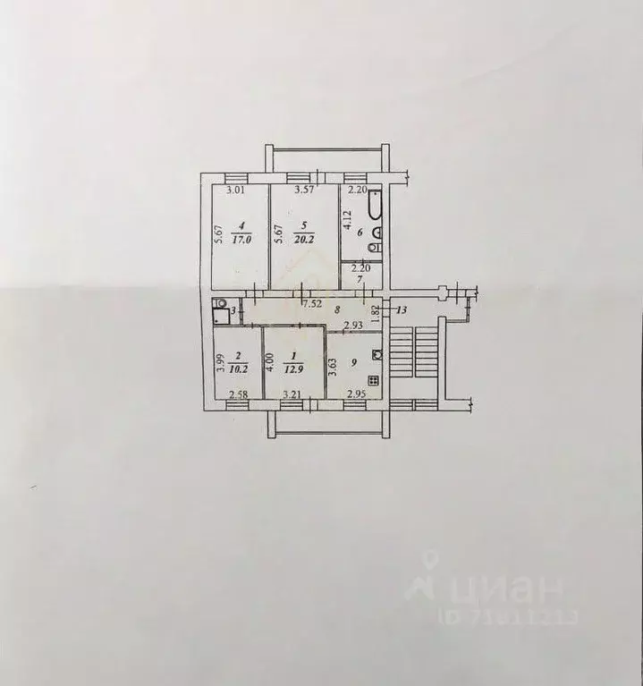 4-к кв. Иркутская область, Иркутск ул. Станиславского, 29 (112.0 м) - Фото 1