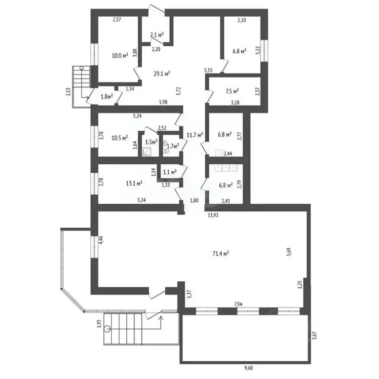 Офис в Амурская область, Благовещенск ул. Горького, 112 (182 м) - Фото 2