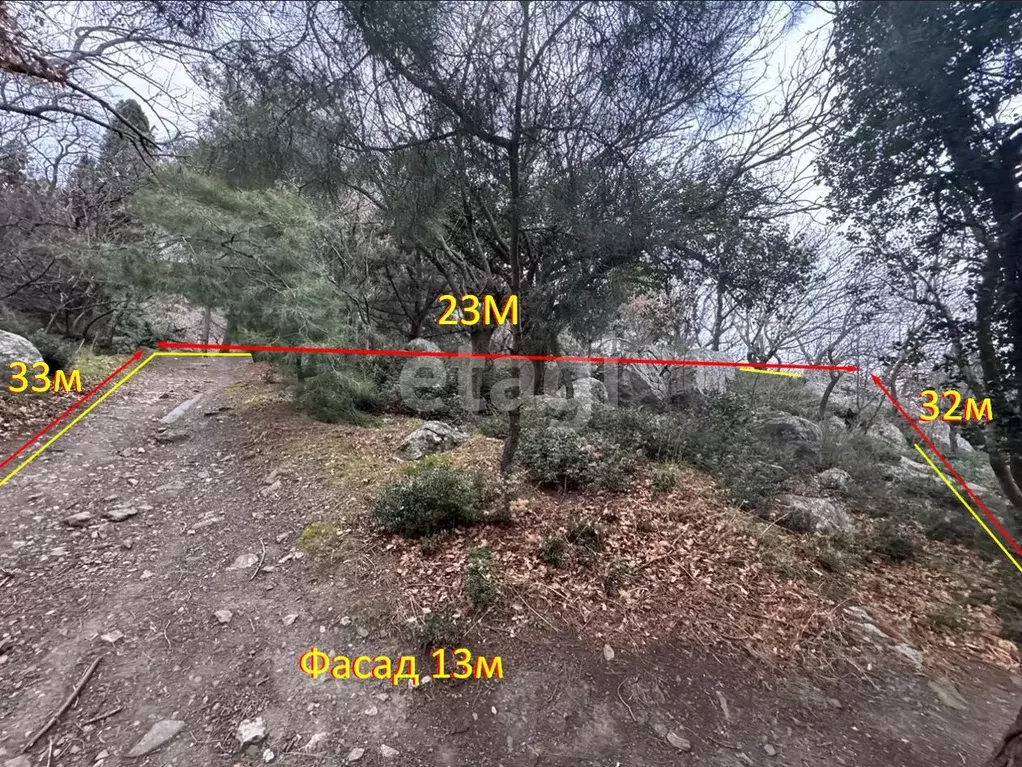 Участок в Крым, Ялта муниципальный округ, Симеиз пгт  (6.0 сот.) - Фото 1