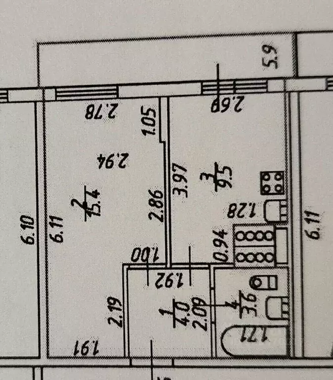 1-к кв. Санкт-Петербург пос. Шушары, ул. Валдайская, 6к2 (32.5 м) - Фото 2