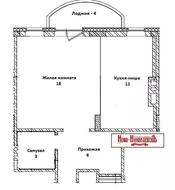 1-к кв. Новосибирская область, Новосибирск ул. Дуси Ковальчук, 242 ... - Фото 0