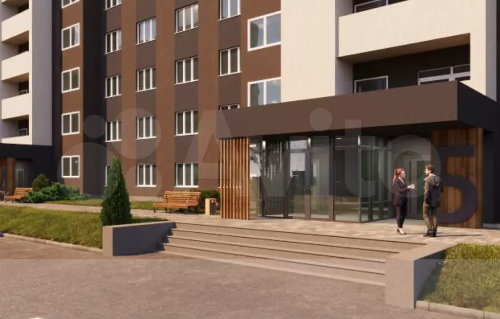 1-к. квартира, 44,8 м, 16/16 эт. - Фото 1