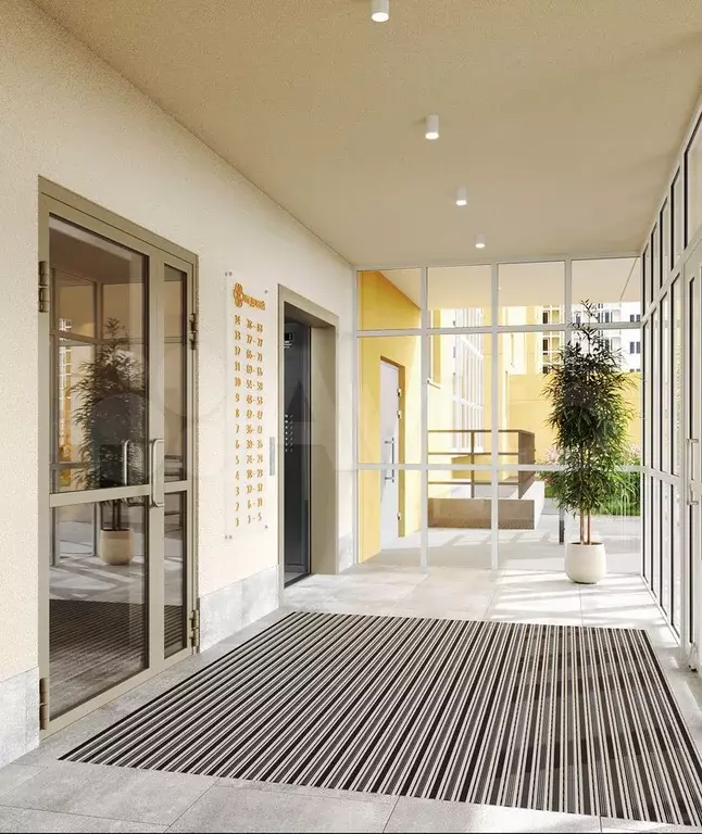 2-к. квартира, 54,8 м, 12/15 эт. - Фото 0