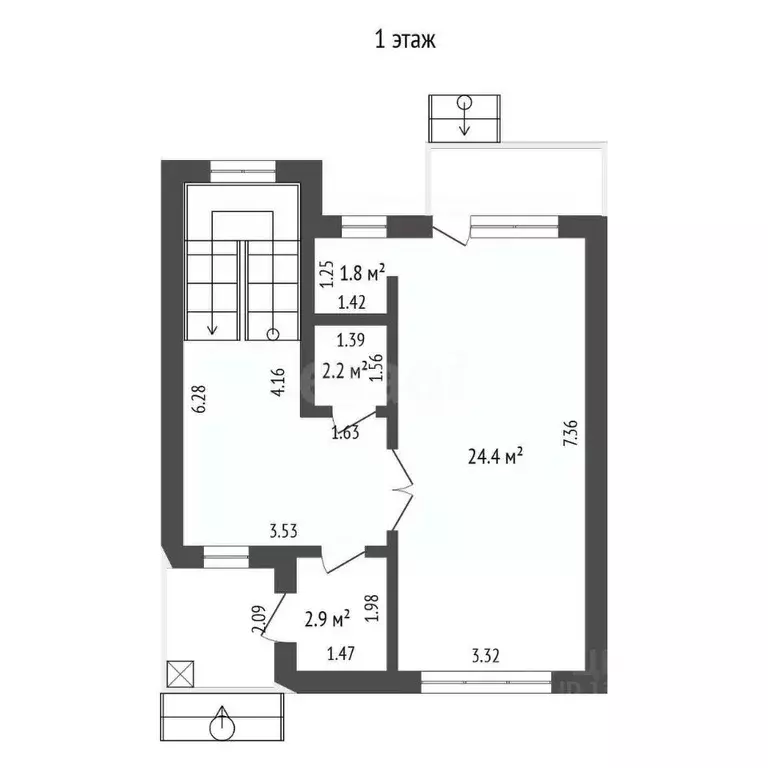 Таунхаус в Тюменская область, Тюменский муниципальный округ, д. ... - Фото 2