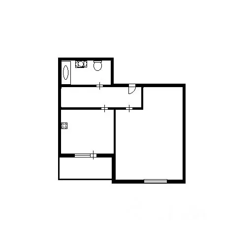 1-к кв. Новосибирская область, Новосибирск ул. Краузе, 21/1 (41.0 м) - Фото 1