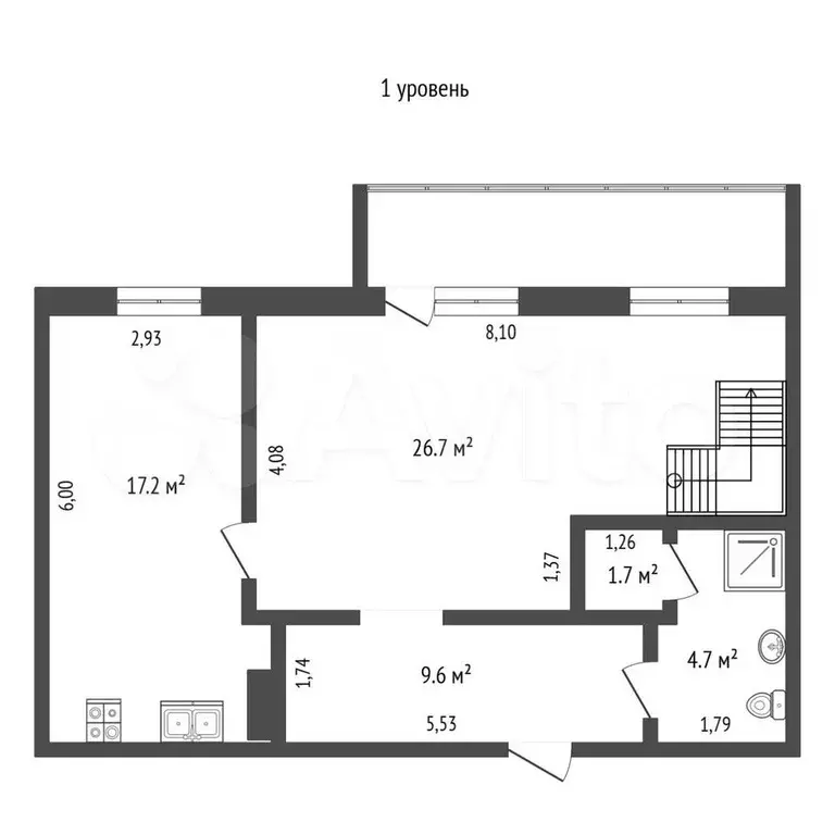 3-к. квартира, 120,8 м, 5/14 эт. - Фото 1