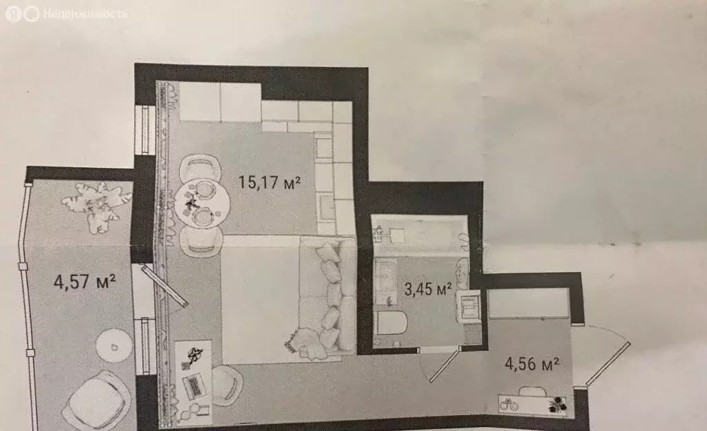 Квартира-студия: Томск, улица Войкова, 49 (23.1 м) - Фото 1