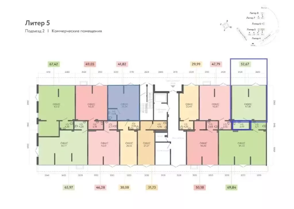 Торговая площадь в Краснодарский край, Краснодар ул. Имени Генерала ... - Фото 2