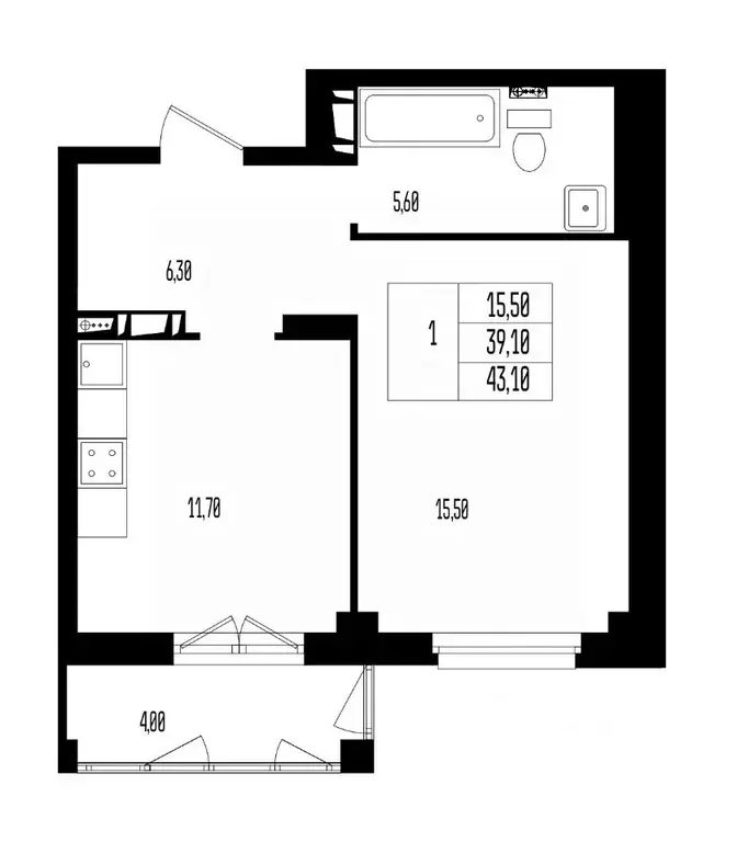 Свободной планировки кв. Волгоградская область, Волгоград 131-й мкр, ... - Фото 1