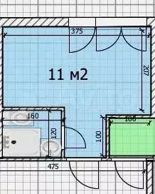 Квартира-студия, 11 м, 1/12 эт. - Фото 0