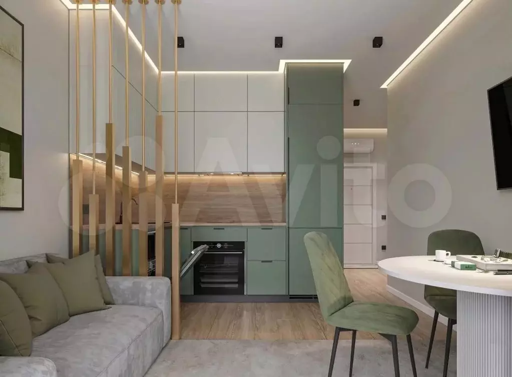 Квартира-студия, 30 м, 7/8 эт. - Фото 1