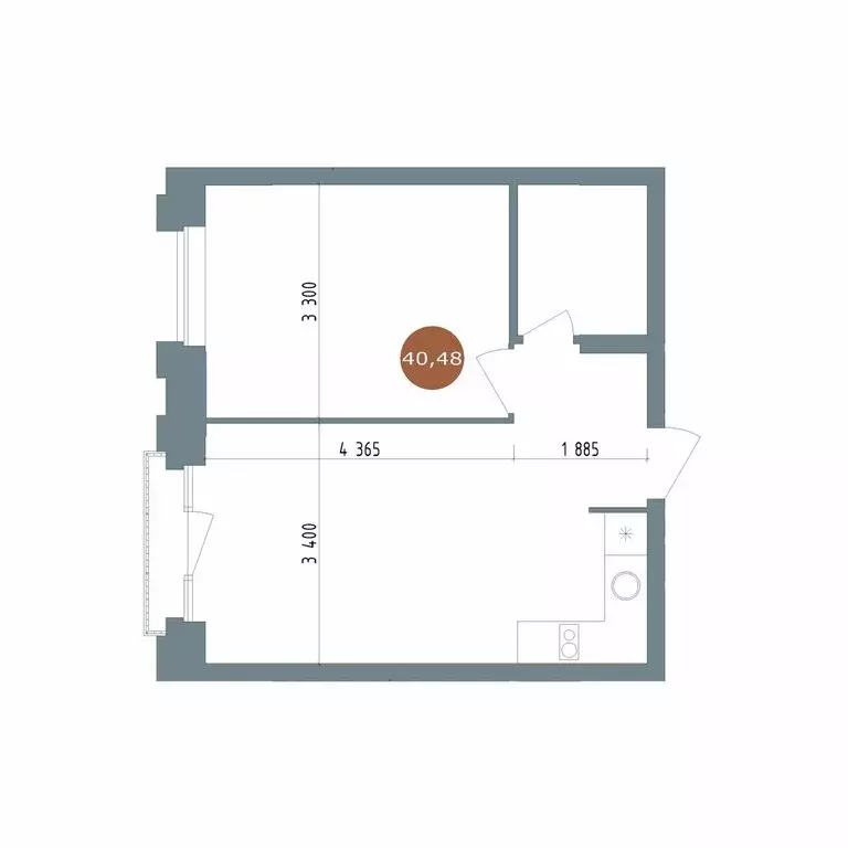 2-комнатная квартира: Новосибирск, ул. Костычева / пер. 3-й ... - Фото 2