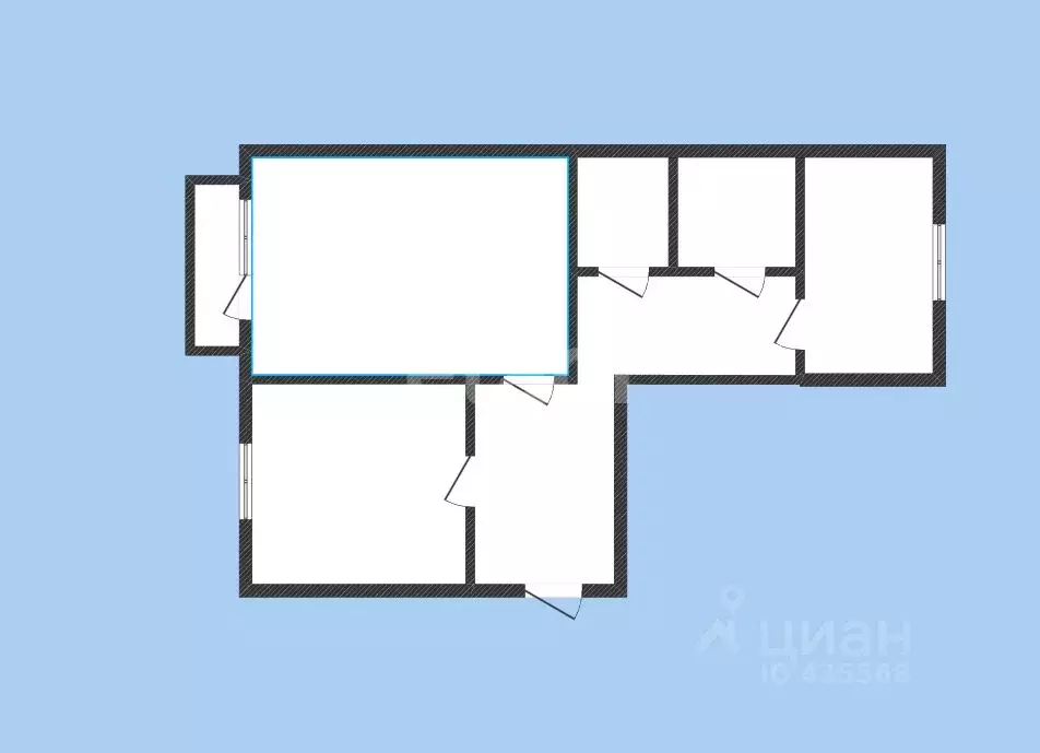 2-к кв. Белгородская область, Губкин ул. Раевского, 18 (49.2 м) - Фото 2