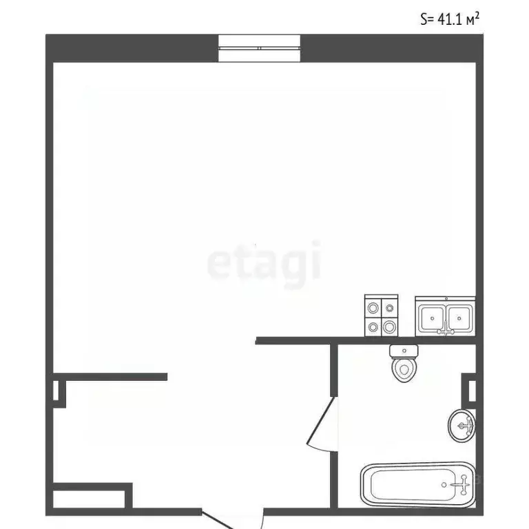 1-к кв. Ленинградская область, Кудрово г. Всеволожский район, ... - Фото 2