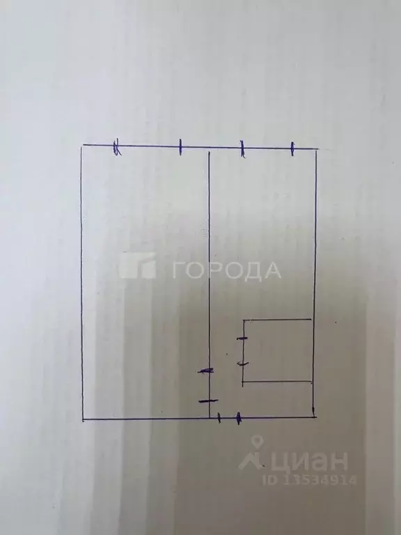 1-к кв. Алтайский край, Барнаул ул. Попова, 26 (30.5 м) - Фото 1