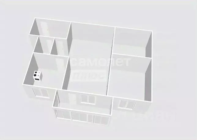 2-к кв. Ульяновская область, Цильнинское городское поселение, Цильна ... - Фото 1