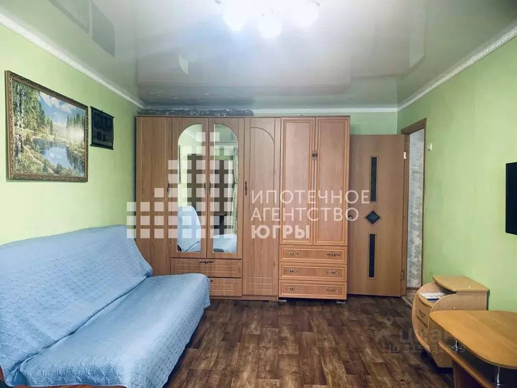 1-к кв. Ханты-Мансийский АО, Мегион ул. Сутормина, 6 (32.5 м) - Фото 1