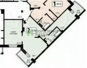 2-к кв. Красноярский край, Сосновоборск просп. Мира, 1 (76.5 м) - Фото 2