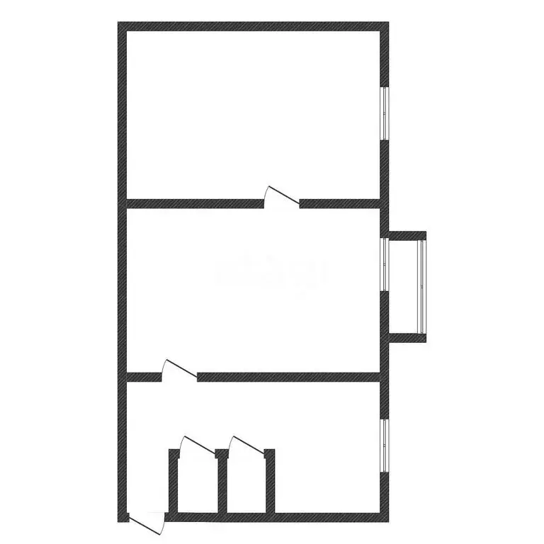 2-комнатная квартира: Черкесск, площадь Кирова, 9 (42 м) - Фото 2