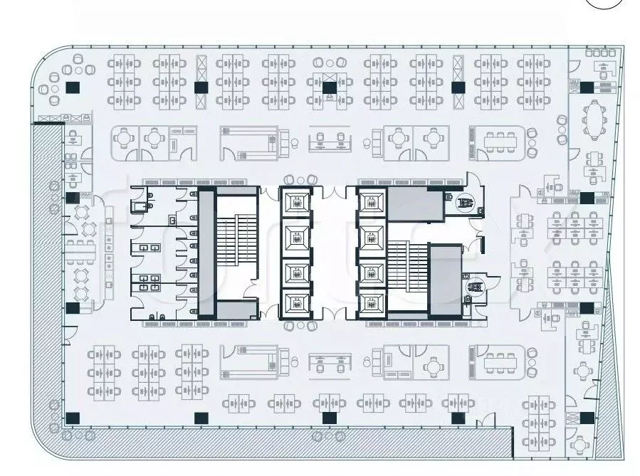 Офис в Москва ул. Грузинский Вал, 3С9 (1067 м) - Фото 1