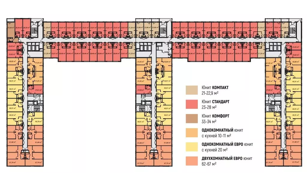 Студия Санкт-Петербург просп. Большевиков, уч3 (23.01 м) - Фото 2